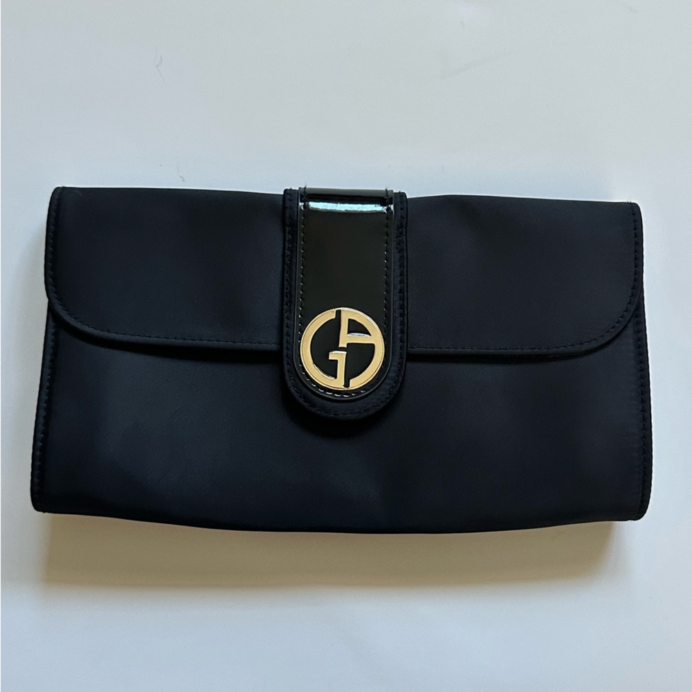 Giorgio Armani Parfums Clutch with Gold Accent
